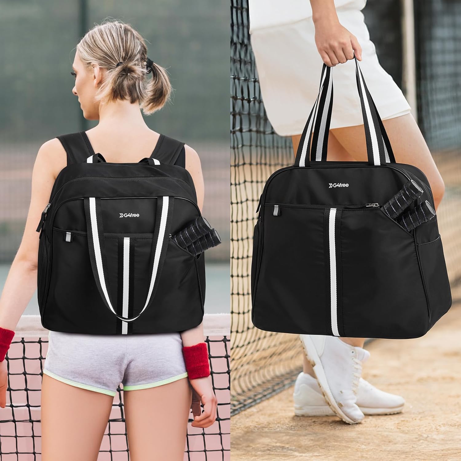 G4Free - G4Free Pickleball Bag Tote for Women and Men -TN24B346D-TN24B346C-TN24B346A-TN24B346B-TN24B346E