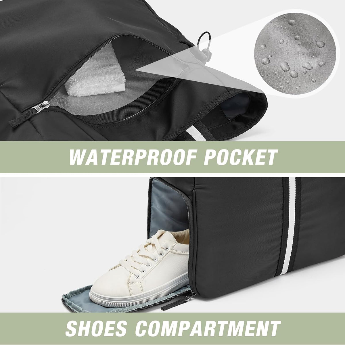 G4Free - G4Free Pickleball Tote with Shoe & Paddle Pocket -TN24B487C-TN24B487A-TN24B487B