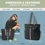 G4Free - G4Free Pickleball Tote with Shoe & Paddle Pocket -TN24B487C-TN24B487A-TN24B487B