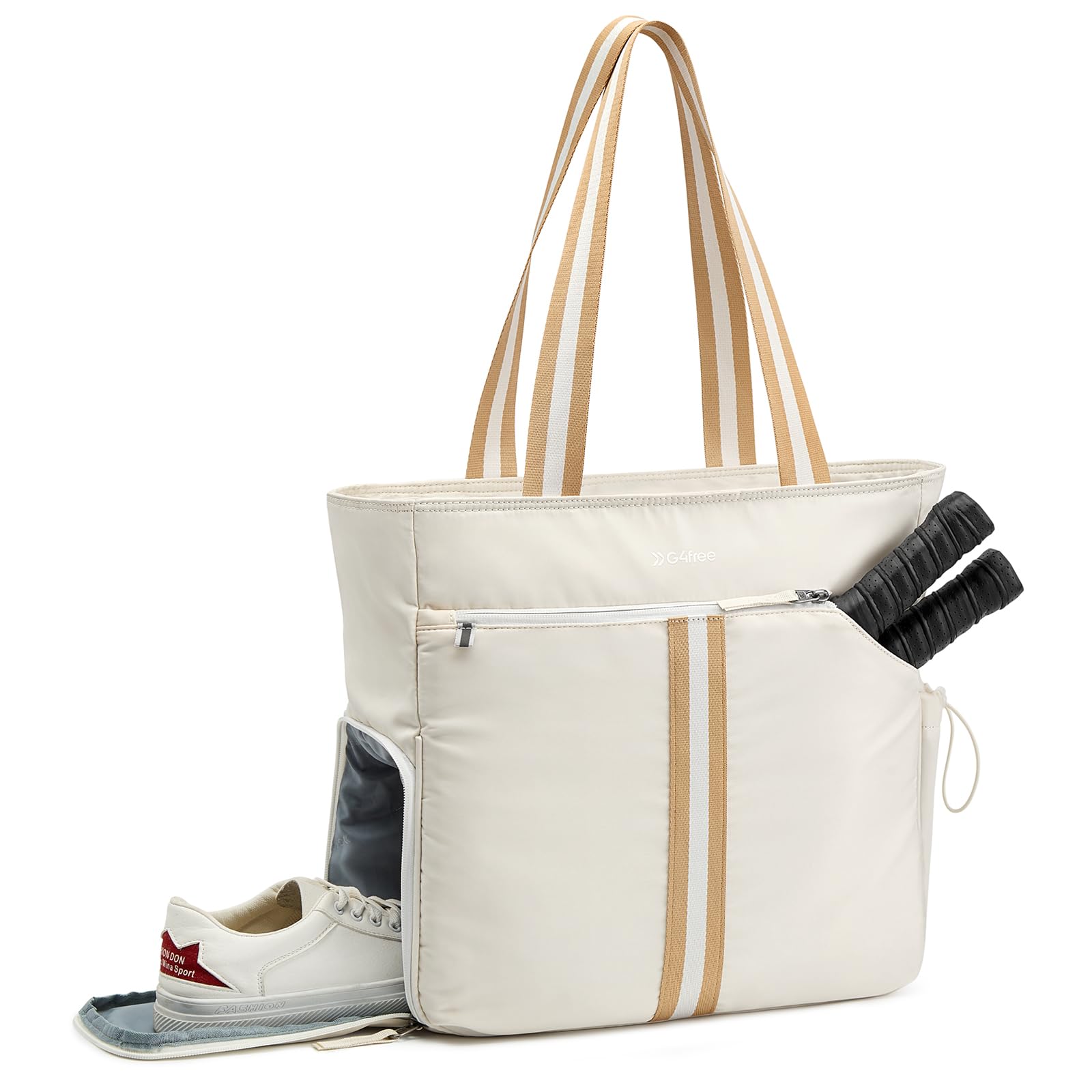 G4Free - G4Free Pickleball Tote with Shoe & Paddle Pocket -TN24B487C-TN24B487A-TN24B487B