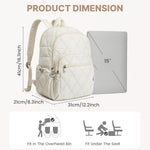 G4Free - G4Free Puffer Quilted with Anti-theft Buckle Backpack -TN25B585B-TN25B585A-TN25B585C