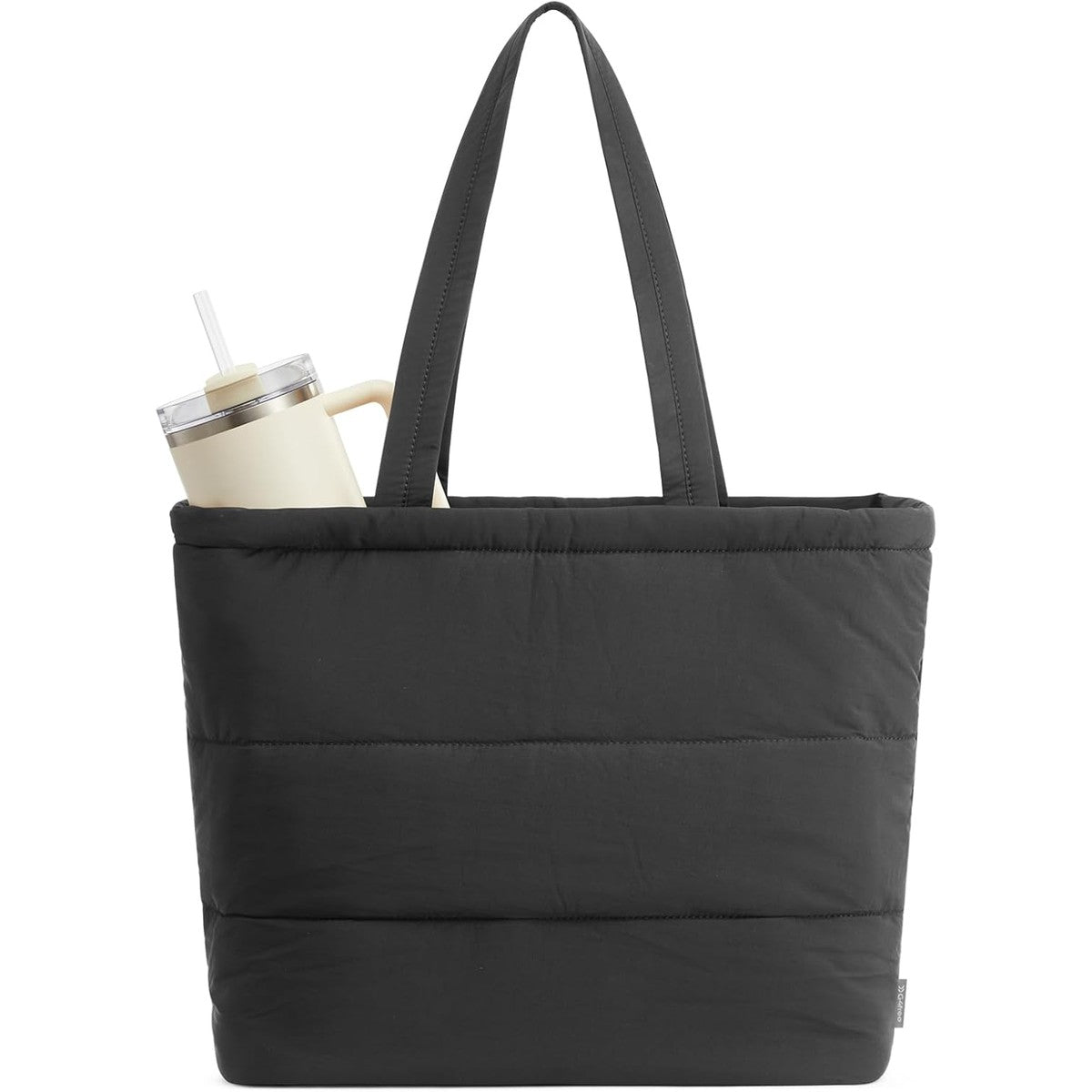 G4Free - G4Free Puffer Shoulder Bag with Cup Holder and Laptop Compartment -TN25B532B-TN25B532C-TN25B532A