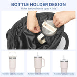 G4Free - G4Free Puffer Shoulder Bag with Cup Holder and Laptop Compartment -TN25B532B-TN25B532C-TN25B532A