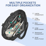 G4Free - G4Free Puffer Shoulder Bag with Cup Holder and Laptop Compartment -TN25B532B-TN25B532C-TN25B532A