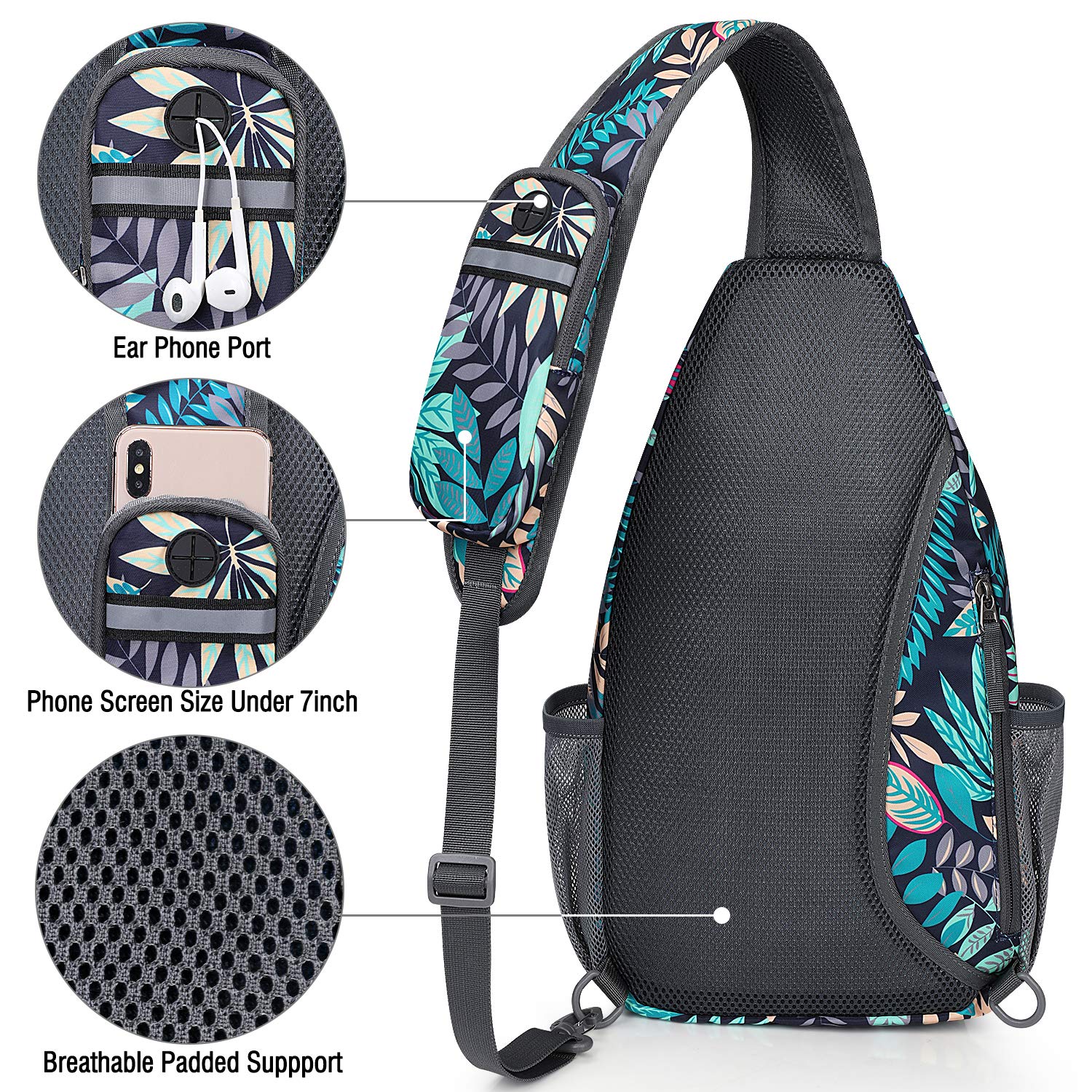 G4Free - G4Free RFID Blocking Sling Bag -D02V743C-D02V743P-D02V743S-D02V743A-D02V743N