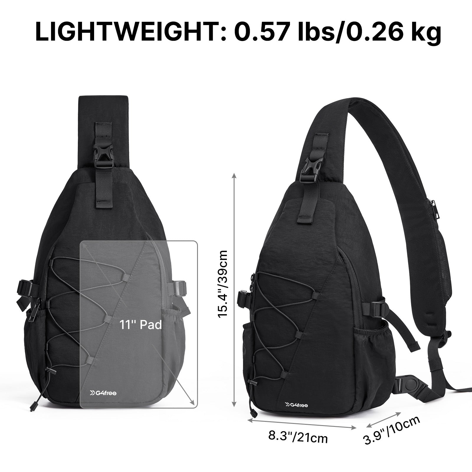 G4Free - G4Free RFID Sling Bag – Small Crossbody Hiking Bag -TN25B618A-TN25B618B-TN25B618C-TN25B618D