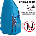 G4Free - G4Free RFID Sling Bag – Small Crossbody Hiking Bag -TN25B618A-TN25B618B-TN25B618C-TN25B618D