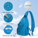 G4Free - G4Free RFID Sling Bag – Small Crossbody Hiking Bag -TN25B618A-TN25B618B-TN25B618C-TN25B618D