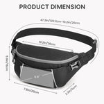 G4Free - G4Free Recycled Fanny for Men Anti-Theft Crossbody Belt Bag with RFID -TN25B549A-TN25B549B