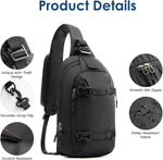 G4Free - G4Free Recycled Sling Bag for Men Anti-Theft with RFID Blocking -TN25B548A-TN25B548B-TN25B548C