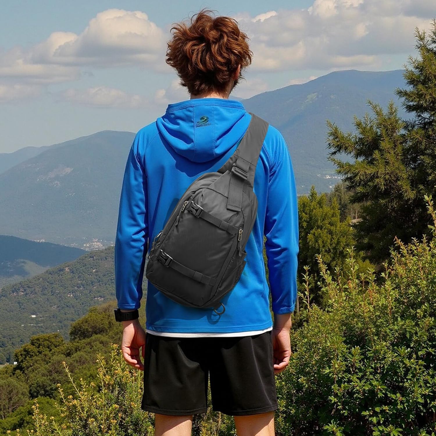 G4Free - G4Free Recycled Sling Bag for Men Anti-Theft with RFID Blocking -TN25B548A-TN25B548B-TN25B548C