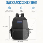 G4Free - G4Free School Lightweight with Laptop Compartment Pockets Backpack -TN25B523A-TN25B523C-TN25B523B
