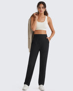 G4Free - G4Free ShiftReady Pinstripe Work Pants with Pockets Straight Leg -GF26D987LJA001A-S-GF26D987LJA001B-M-GF26D987LJA001C-L-GF26D987LJA001D-XL-GF26D987LJA001E-XXL