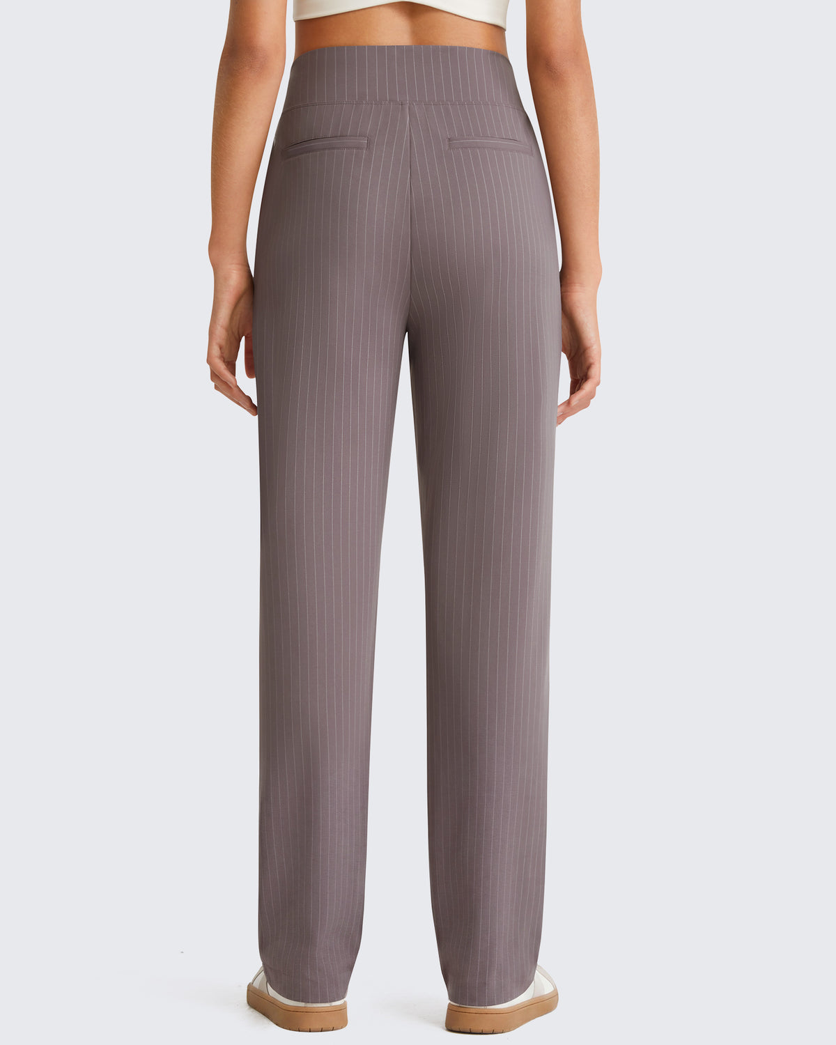 G4Free - G4Free ShiftReady Pinstripe Work Pants with Pockets Straight Leg -GF26D987LJA001A-S-GF26D987LJA001B-M-GF26D987LJA001C-L-GF26D987LJA001D-XL-GF26D987LJA001E-XXL