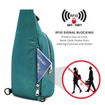 G4Free - G4Free Sling Bag RFID Blocking Crossbody Sling Bag -TN23B196C-TN23B196B