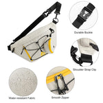 G4Free - G4Free Sling Bag RFID Blocking Over Shoulder Belt Bag -TN23B200A-TN23B200C-TN23B200B