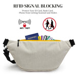 G4Free - G4Free Sling Bag RFID Blocking Over Shoulder Belt Bag -TN23B200A-TN23B200C-TN23B200B