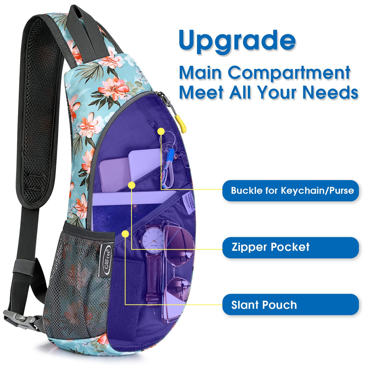 G4Free - G4Free Small Crossbody Sling Shoulder Bag -D01V068I-D01V068B-D01V068G-D01V068F-D01V068Y