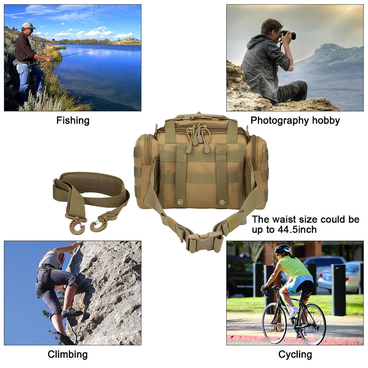 G4Free - G4Free Sport Outdoor Waist Pack -D04V198A-D04V198B-D04V198C