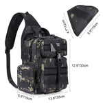 G4Free - G4Free Tactical EDC Sling Bag Backpack with Pistol Holster -D02V759D-D02V759A-D02V759F-D02V759B