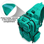 G4Free - G4Free Tactical EDC Sling Bag Backpack with Pistol Holster -D02V759D-D02V759A-D02V759F-D02V759B
