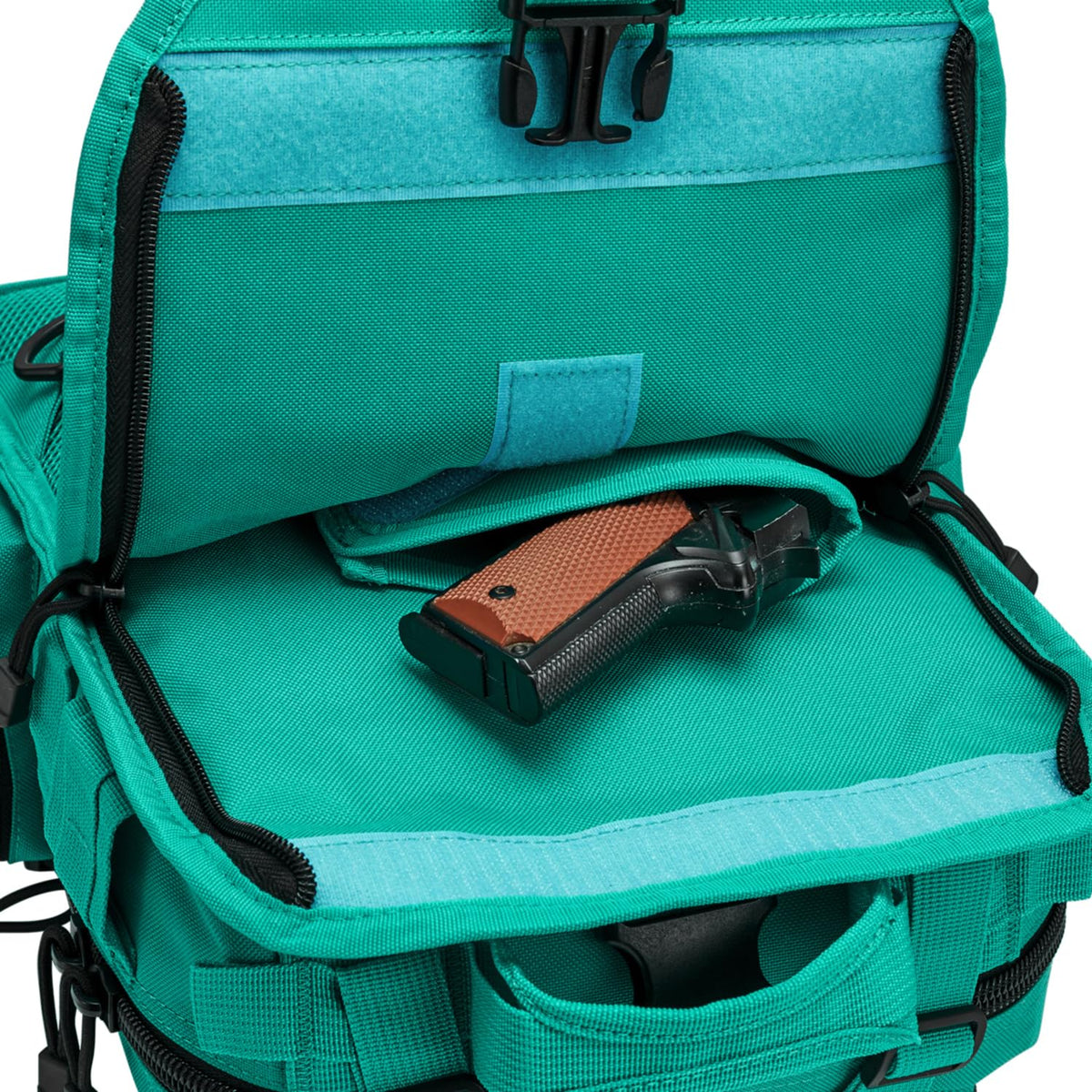 G4Free - G4Free Tactical EDC Sling Bag Backpack with Pistol Holster -D02V759D-D02V759A-D02V759F-D02V759B