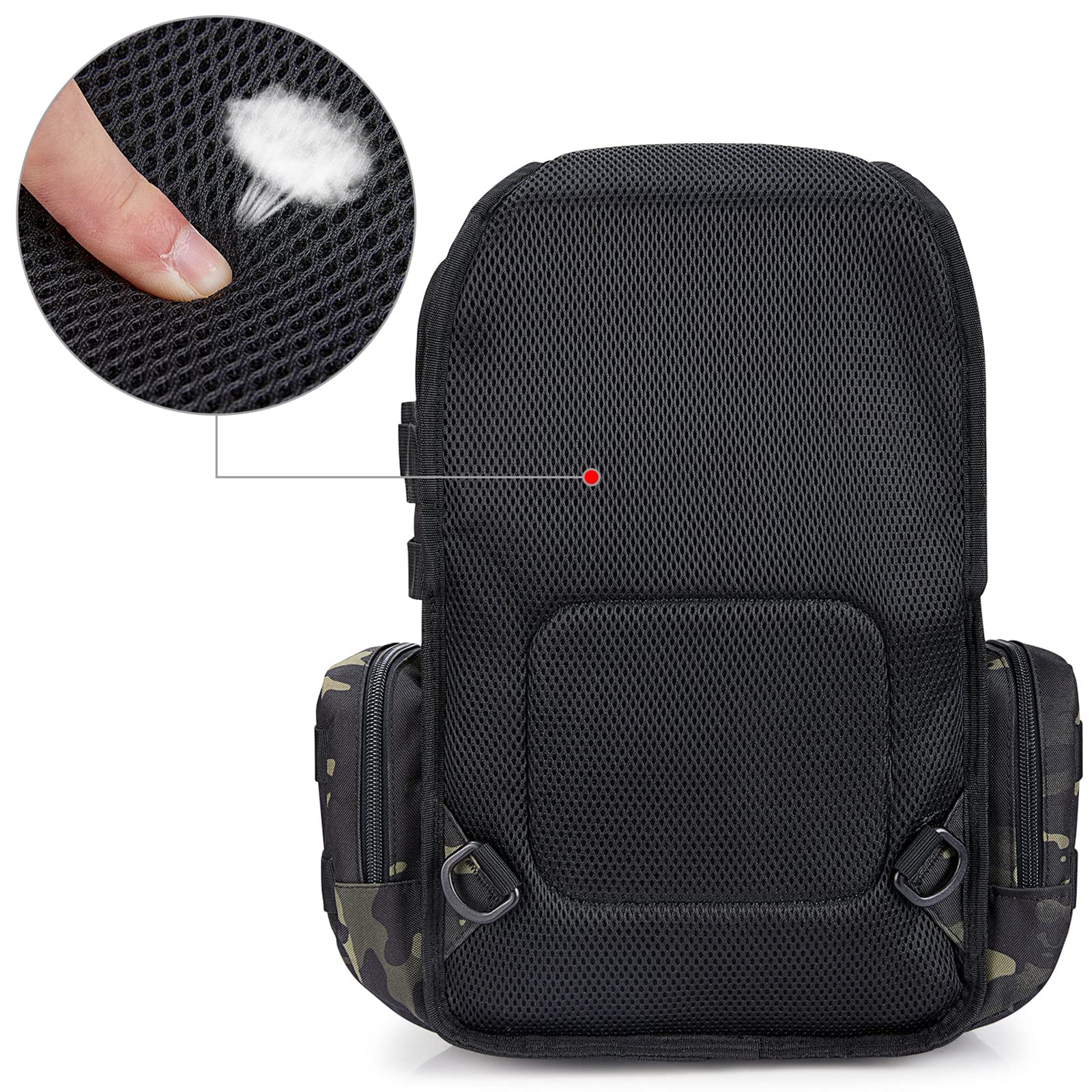 G4Free - G4Free Tactical EDC Sling Bag Backpack with Pistol Holster -D02V759D-D02V759A-D02V759F-D02V759B