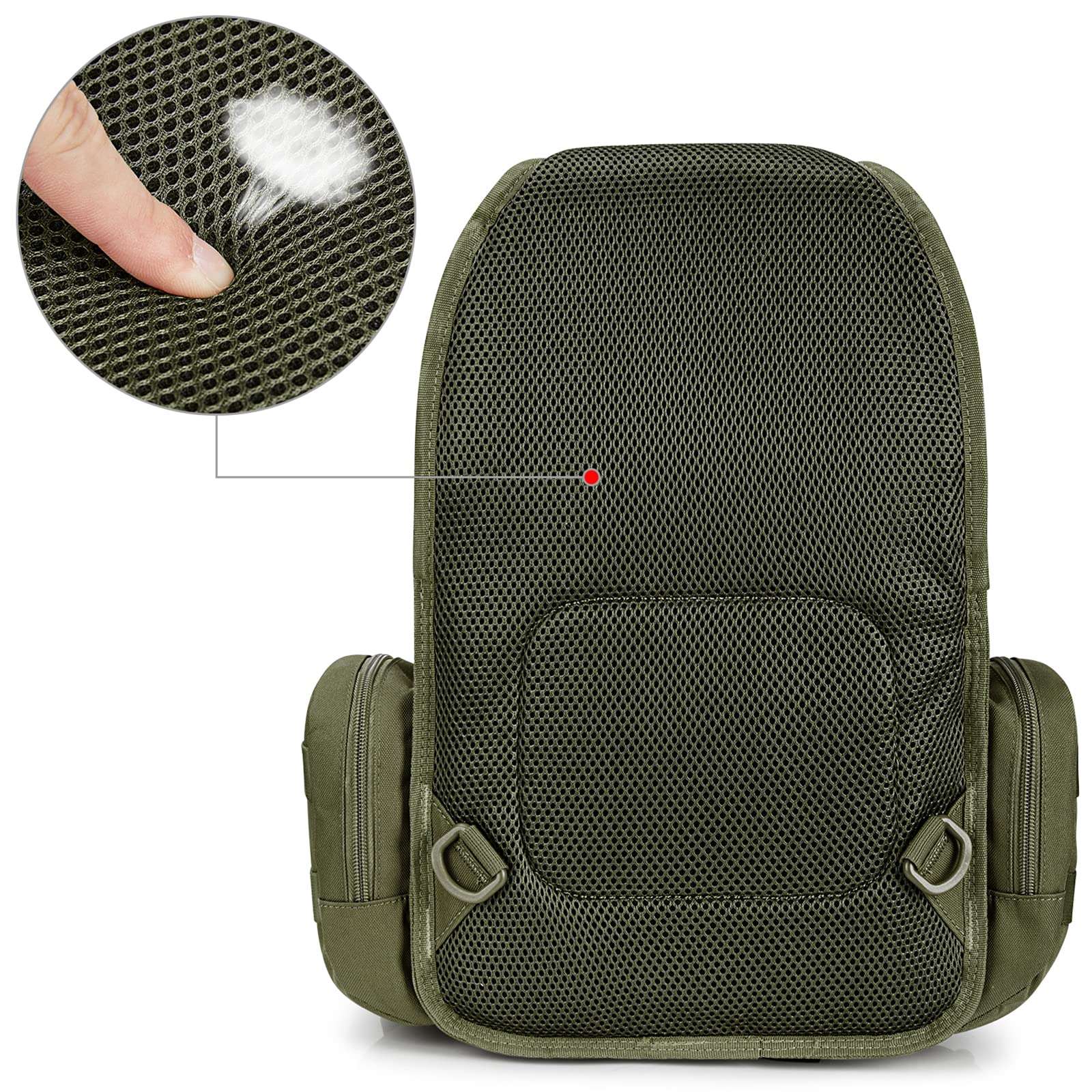 G4Free - G4Free Tactical EDC Sling Bag Backpack with Pistol Holster -D02V759D-D02V759A-D02V759F-D02V759B