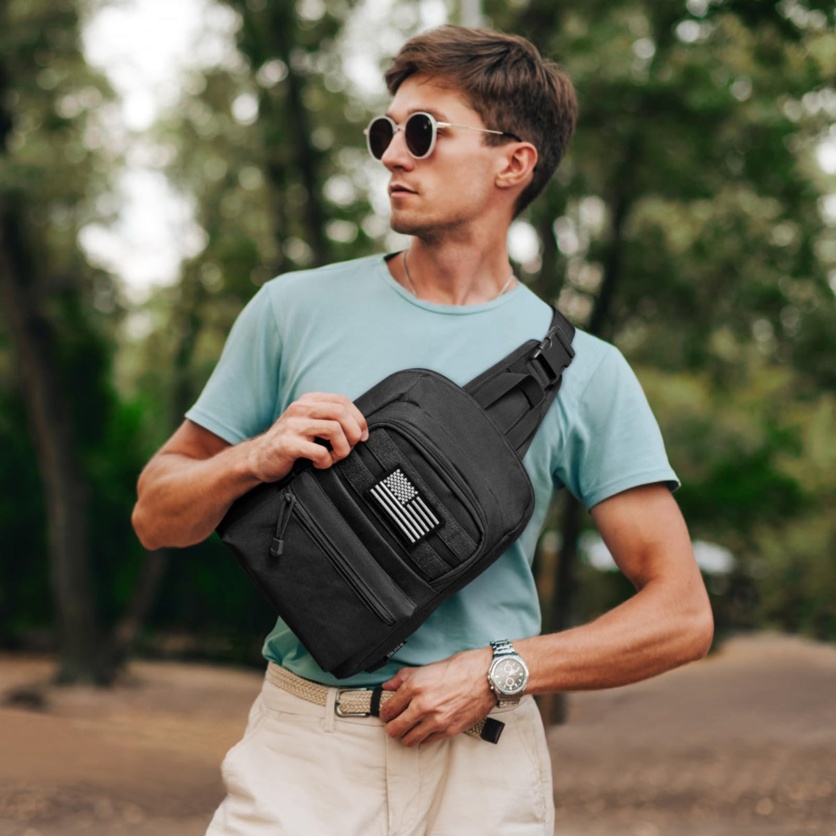 G4Free - G4Free Tactical Military Rover Shoulder Sling Pack -TN22B161B-TN22B161C-TN22B161A