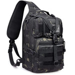 G4Free - G4Free Tactical Sling Backpack Big Molle EDC Assault Range Bag Pack Military Style for Concealed Carry -D02V676A-D02V676C