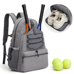 G4Free - G4Free Tennis Backpack Holds 4 Rackets with Shoe Compartment -TN24B327B-TN24B327C