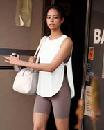G4Free - G4Free UPF 50+ High Neck Loose Fit Side Slit Muscle Tank -GF26L990A001A-S-GF26L990A001B-M-GF26L990A001C-L-GF26L990A001D-XL-GF26L990A001E-XXL