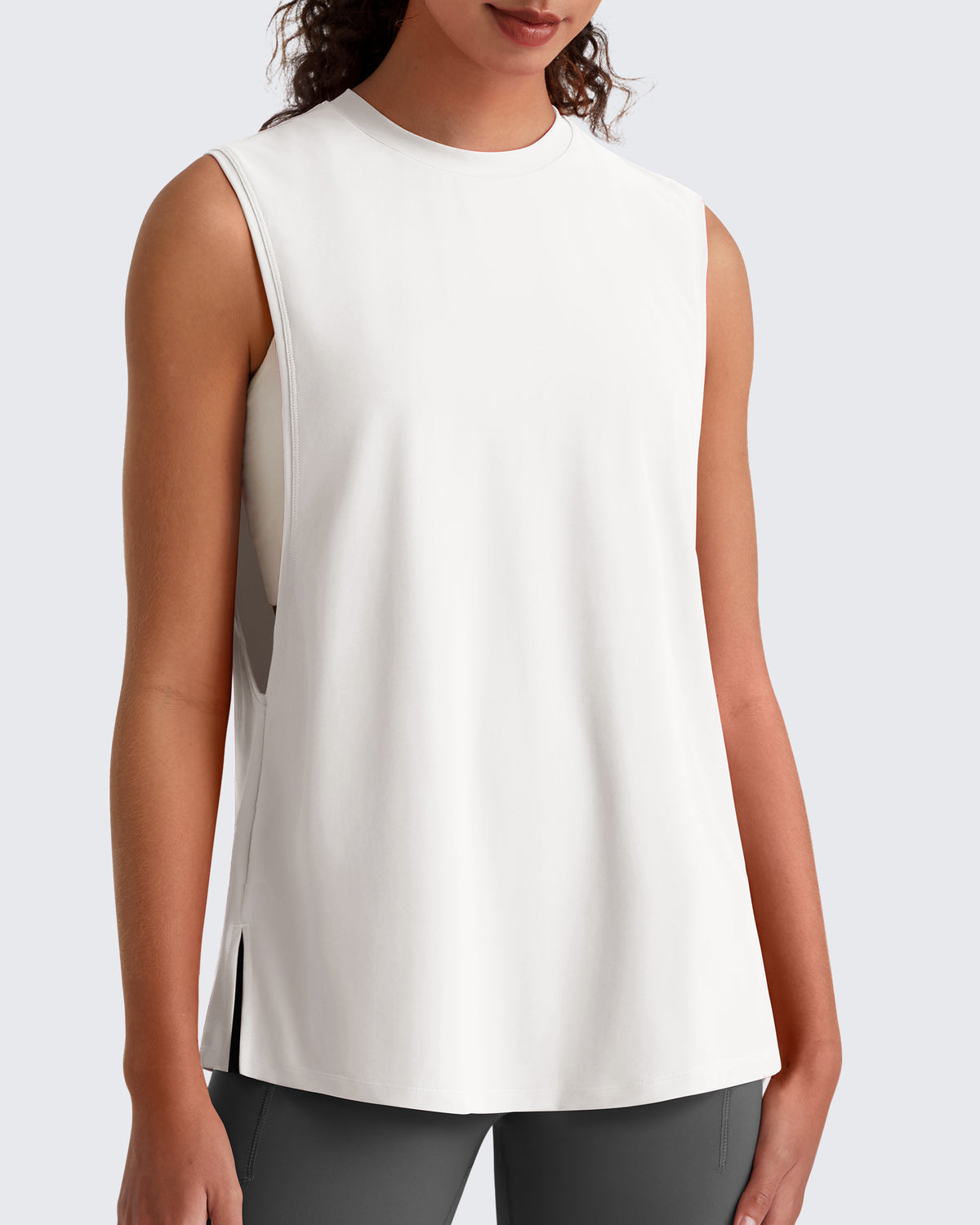 G4Free - G4Free UPF 50+ Loose Fit Muscle Tank -GF26L948A001F-XS