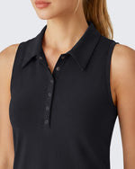 G4Free - G4Free UPF 50+ Maternity Tennis Dress – Button Front -GF26VY972A001A-S-GF26VY972A001B-M-GF26VY972A001C-L-GF26VY972A001D-XL-GF26VY972A001E-XXL