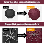 G4Free - G4Free UPF 50+ UV Protection 54 Inch Large Reverse Travel Umbrella -NT21A010B-NT21A010A-NT21A010C-NT21A010D-NT22A170A