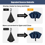 G4Free - G4Free UPF 50+ UV Protection 54 Inch Large Reverse Travel Umbrella -NT21A010B-NT21A010A-NT21A010C-NT21A010D-NT22A170A