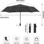G4Free - G4Free Ultralight UPF 50+ UV Protection  Super Slim Mini Auto Umbrella -TN23A263J-TN23A263I-TN23A263B-TN23A263G-TN23A263D