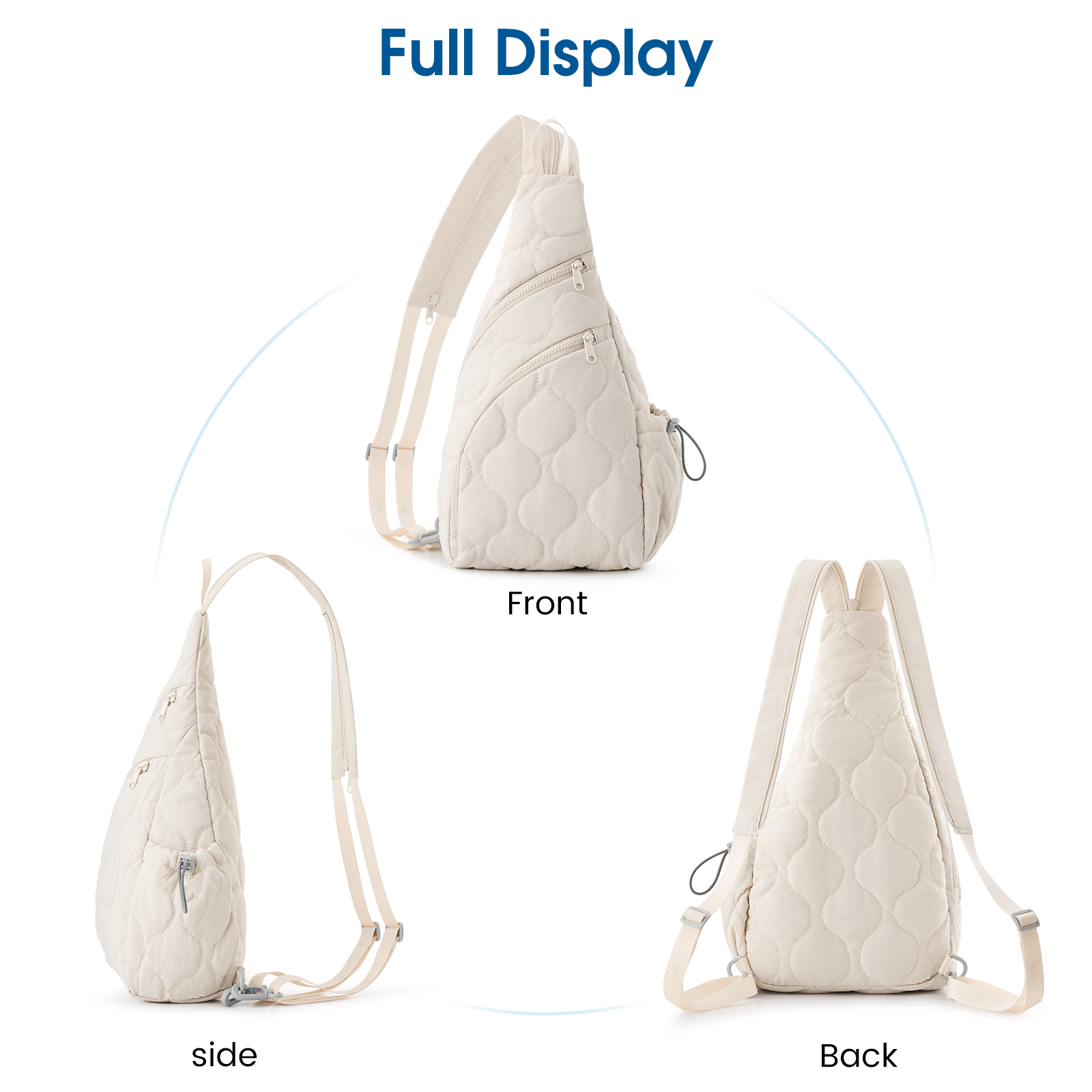 G4Free - G4Free Women Daily Outings Sling Daypack Bag -TN24B441B-TN24B441A-TN24B441C