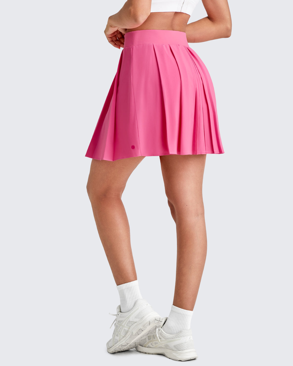 G4Free - High-Rise Pleated A Line Athletic Skorts -GF25H413DA-S-GF25H413DB-M-GF25H413DC-L-GF25H413DD-XL-GF25H413DE-XXL