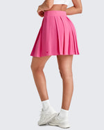 G4Free - High-Rise Pleated A Line Athletic Skorts -GF25H413DA-S-GF25H413DB-M-GF25H413DC-L-GF25H413DD-XL-GF25H413DE-XXL