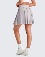 G4Free - High-Rise Pleated A Line Athletic Skorts -GF25H413DA-S-GF25H413DB-M-GF25H413DC-L-GF25H413DD-XL-GF25H413DE-XXL