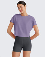 G4Free - Lightbreeze Batwing Sleeve Workout Tops -GF25K343AA-S
