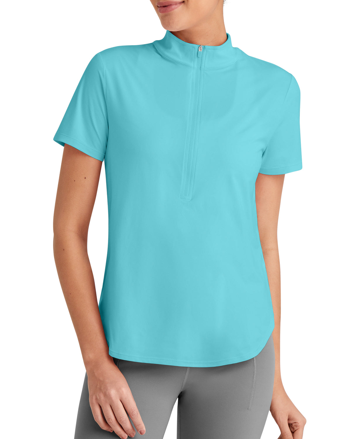G4Free - Lightbreeze UPF 50+ Half Zip Golf Short Sleeve -GF25K340AA-S