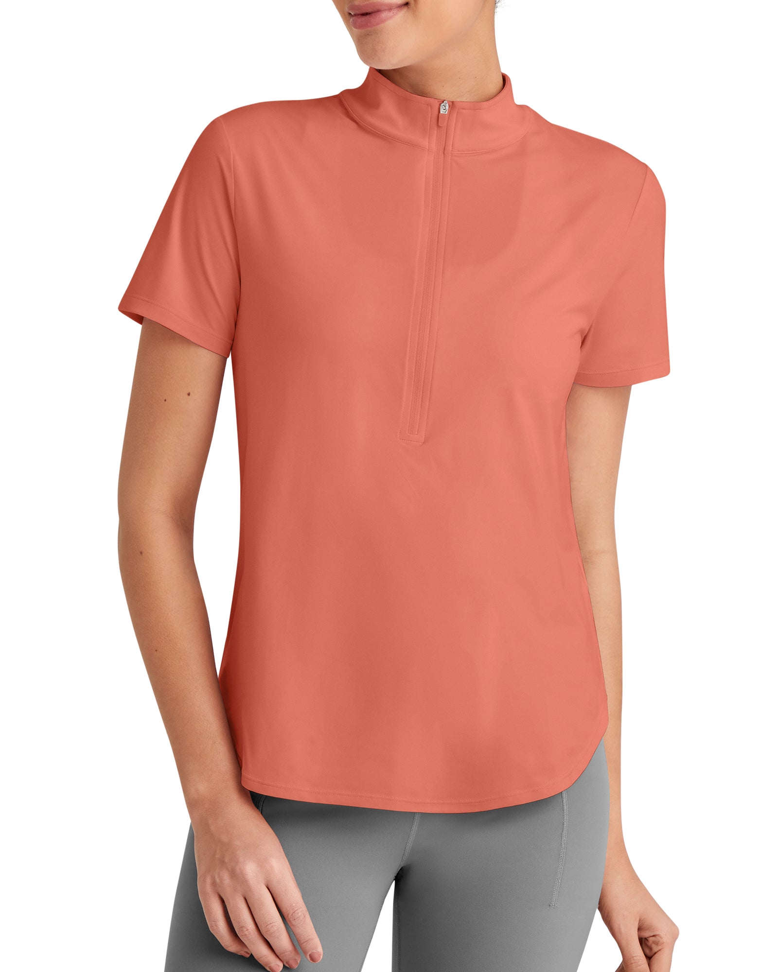 G4Free - Lightbreeze UPF 50+ Half Zip Golf Short Sleeve -GF25K340AA-S