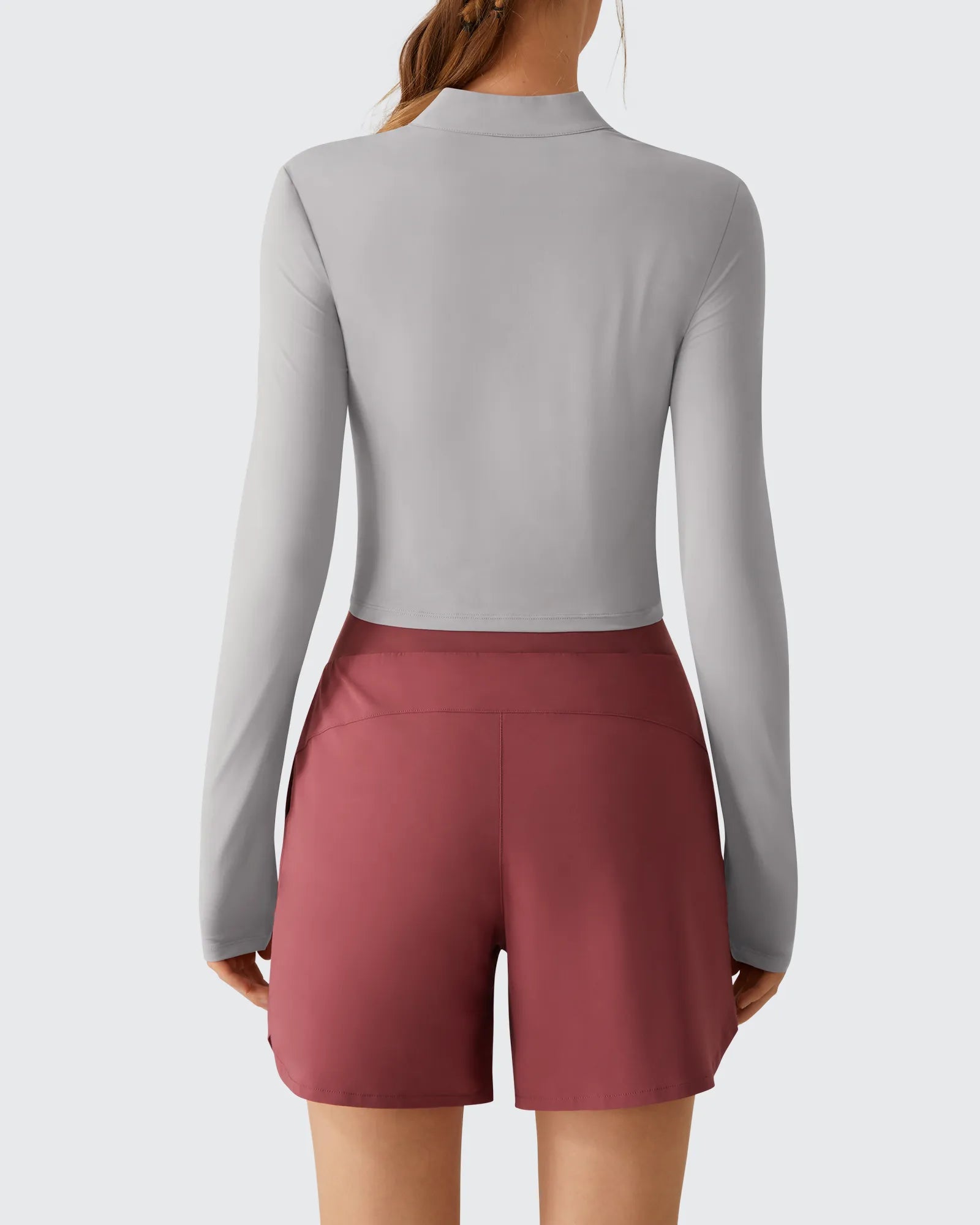 G4Free - Lightbreeze UPF 50+ Sun Thumbholes Quater Zip Shirts -GF26B881A001F-XS-GF26B881A001A-S-GF26B881A001B-M-GF26B881A001C-L-GF26B881A001D-XL