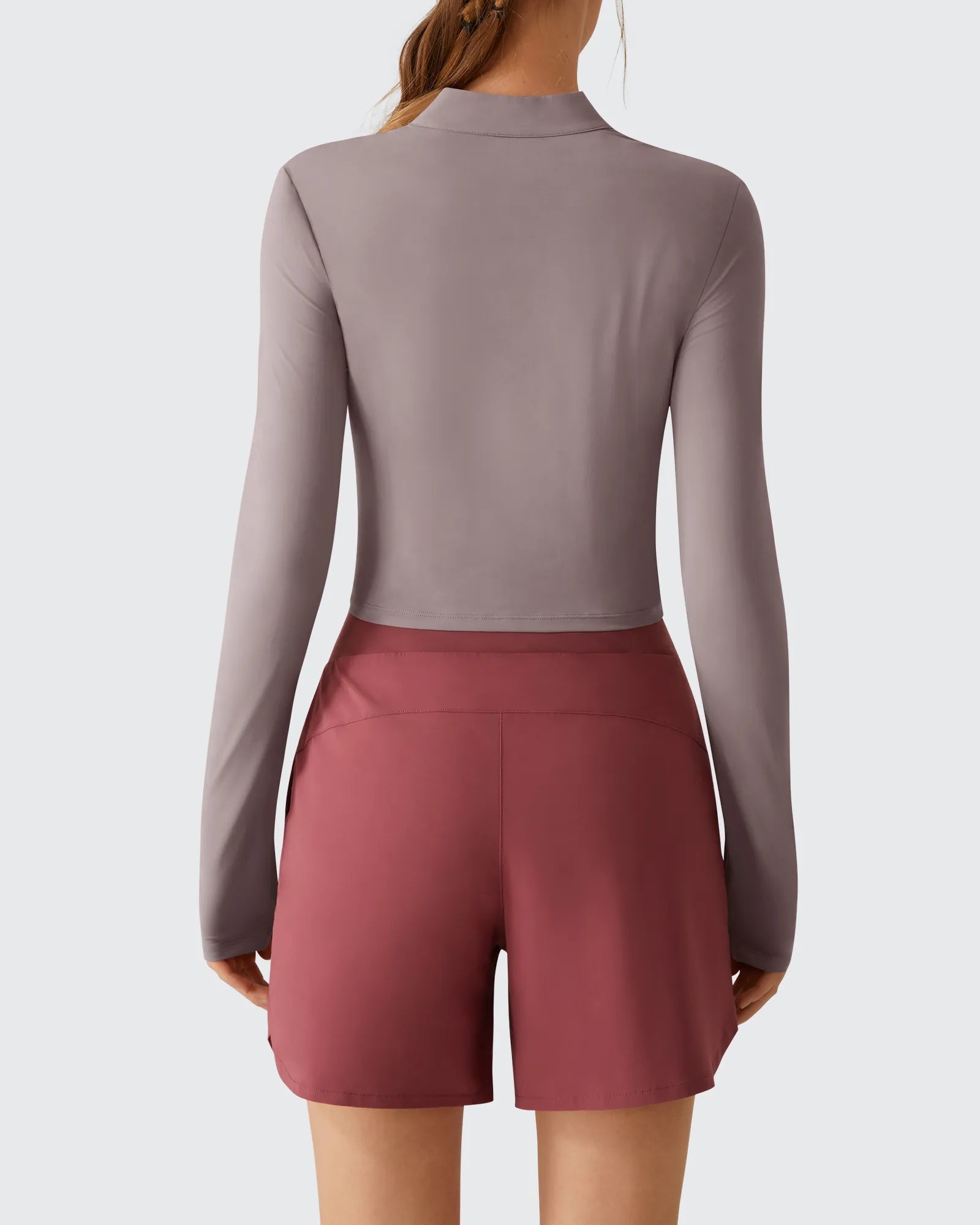 G4Free - Lightbreeze UPF 50+ Sun Thumbholes Quater Zip Shirts -GF26B881A001F-XS-GF26B881A001A-S-GF26B881A001B-M-GF26B881A001C-L-GF26B881A001D-XL