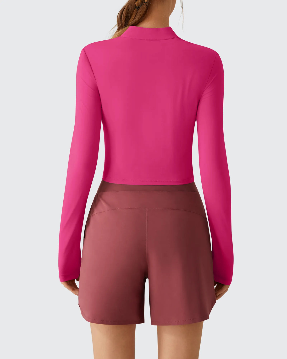 G4Free - Lightbreeze UPF 50+ Sun Thumbholes Quater Zip Shirts -GF26B881A001F-XS-GF26B881A001A-S-GF26B881A001B-M-GF26B881A001C-L-GF26B881A001D-XL