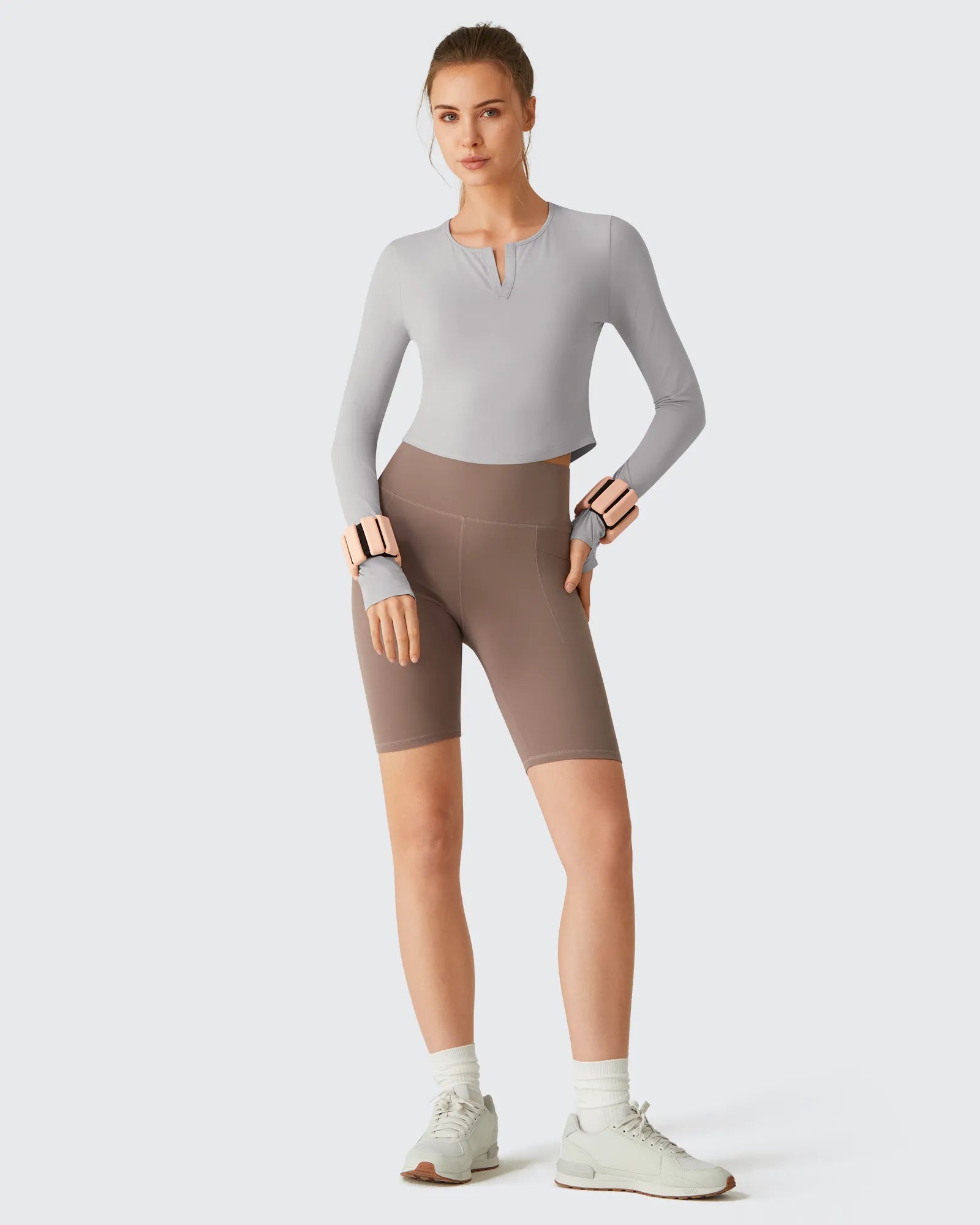 G4Free - Lightbreeze V Neck UPF 50+ Thumbholes Long Sleeve -GF26B886B005A-S-GF26B886B005B-M-GF26B886B005C-L-GF26B886B005D-XL-GF26B886B005E-XXL