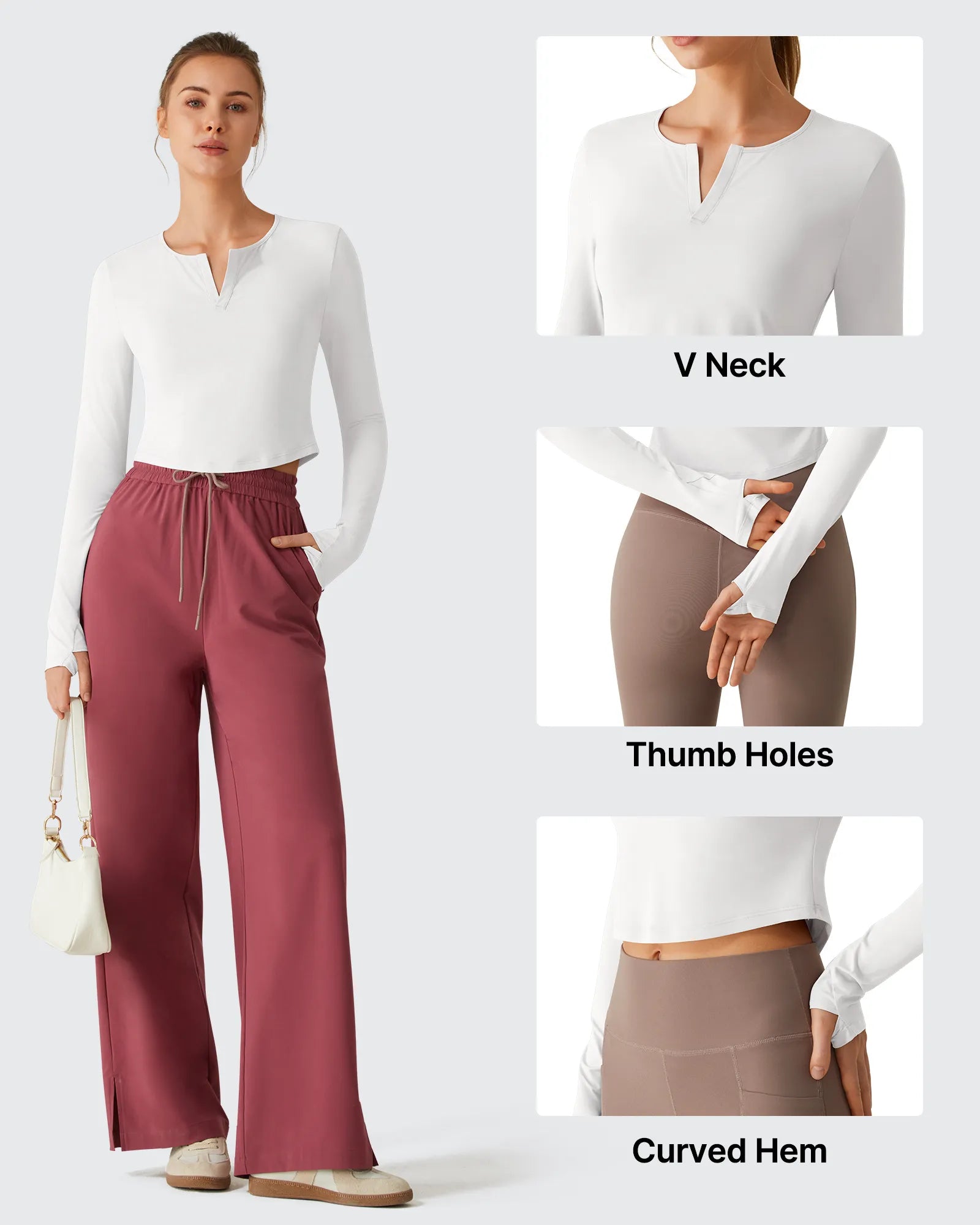 G4Free - Lightbreeze V Neck UPF 50+ Thumbholes Long Sleeve -GF26B886B005A-S-GF26B886B005B-M-GF26B886B005C-L-GF26B886B005D-XL-GF26B886B005E-XXL