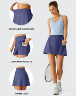 G4Free - Lightweight 2 Pockets Inner Shorts Tennis Skirts 15 -GF26H879A001A-S-GF26H879A001B-M-GF26H879A001C-L-GF26H879A001D-XL-GF26H879A001E-XXL